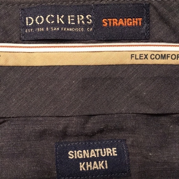 Dockers Flex Comfort Waistband Straight Fit Signature Khaki 38/38 NWT - Picture 6 of 8